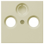 Накладка TV-FM-(SAT) розетки System 55 Gira крем глянцевый