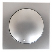 Накладка светорегулятора  с красной световой индикацией (серебристый металлик) LK60