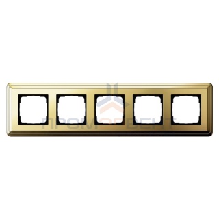 Рамка 5-ая Gira ClassiX Латунь/Латунь