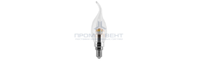 Лампа Gauss LED Candle Crystal clear 5W E14 2700K 1/10/100 диммируемая