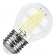 Лампа LED G45 шар прозрачный 5Вт 230В 3000К E27 серия 360° IEK