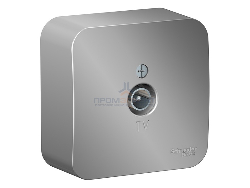 Розетка ТВ Blanca Schneider Electric алюминий изол.пластина