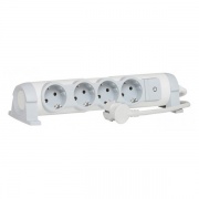 Удлинитель Legrand "Комфорт" белый 16А 4 розетки 3м с выключателем